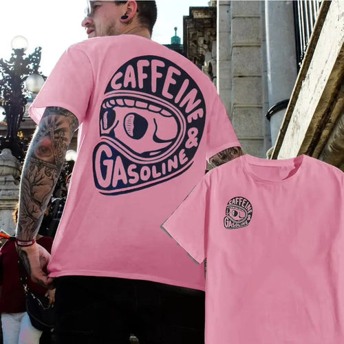 Caffeine & Gasoline Graphic T-Shirt