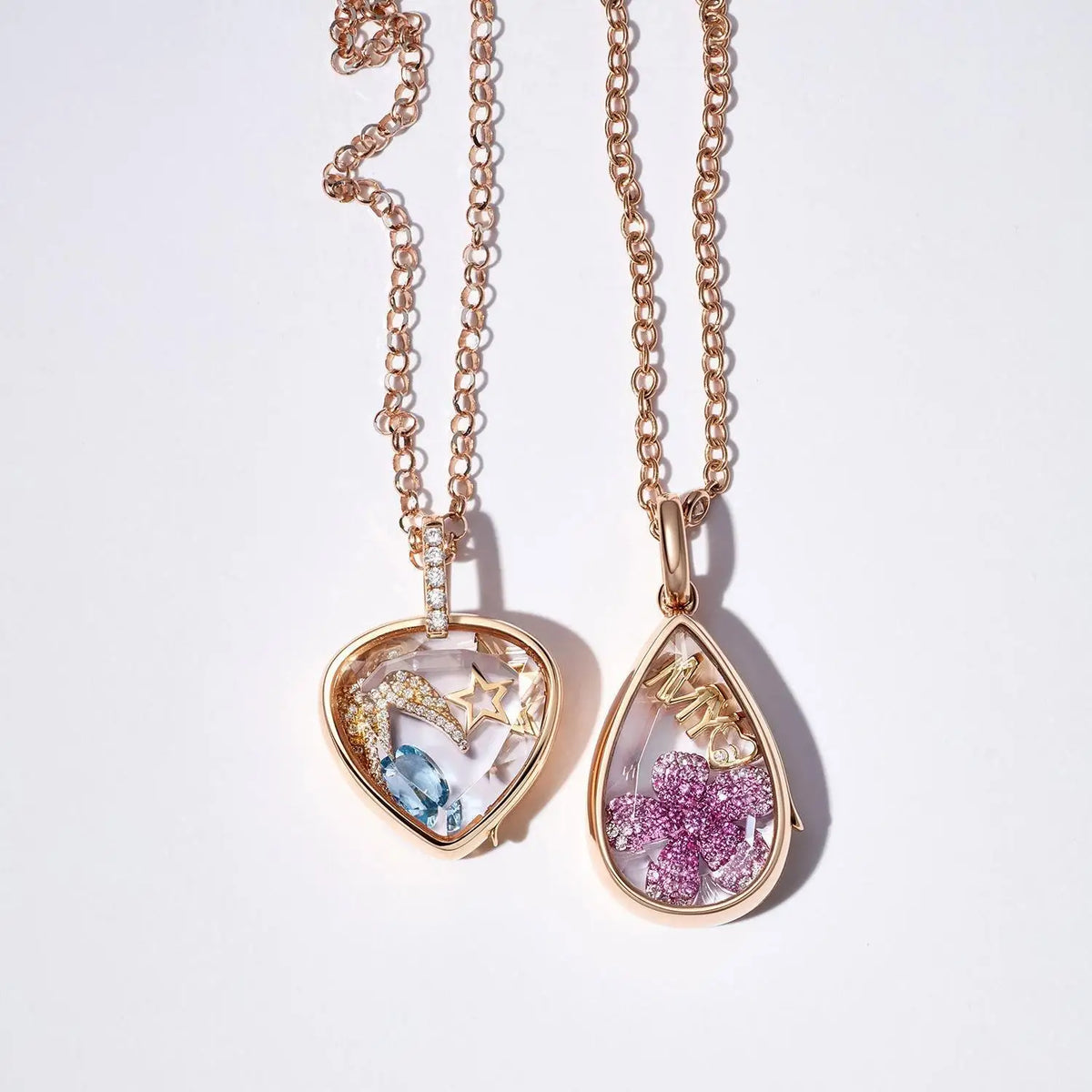 Open Heart Pendant Necklace
