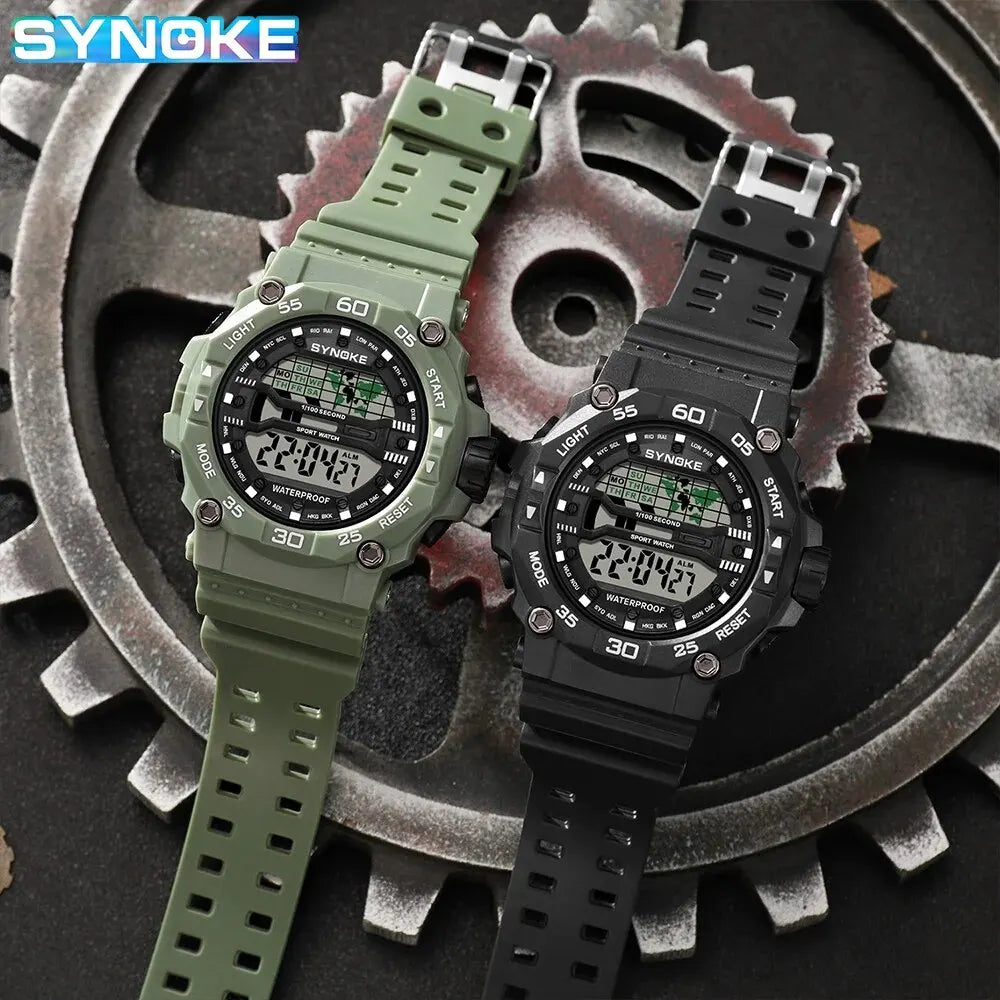Synoke Large-Screen Digital Watch