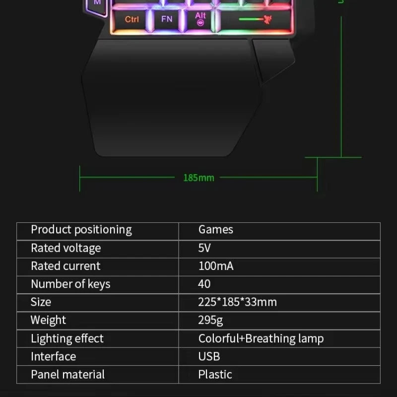 Teucer 35-Key USB Gaming Keypad