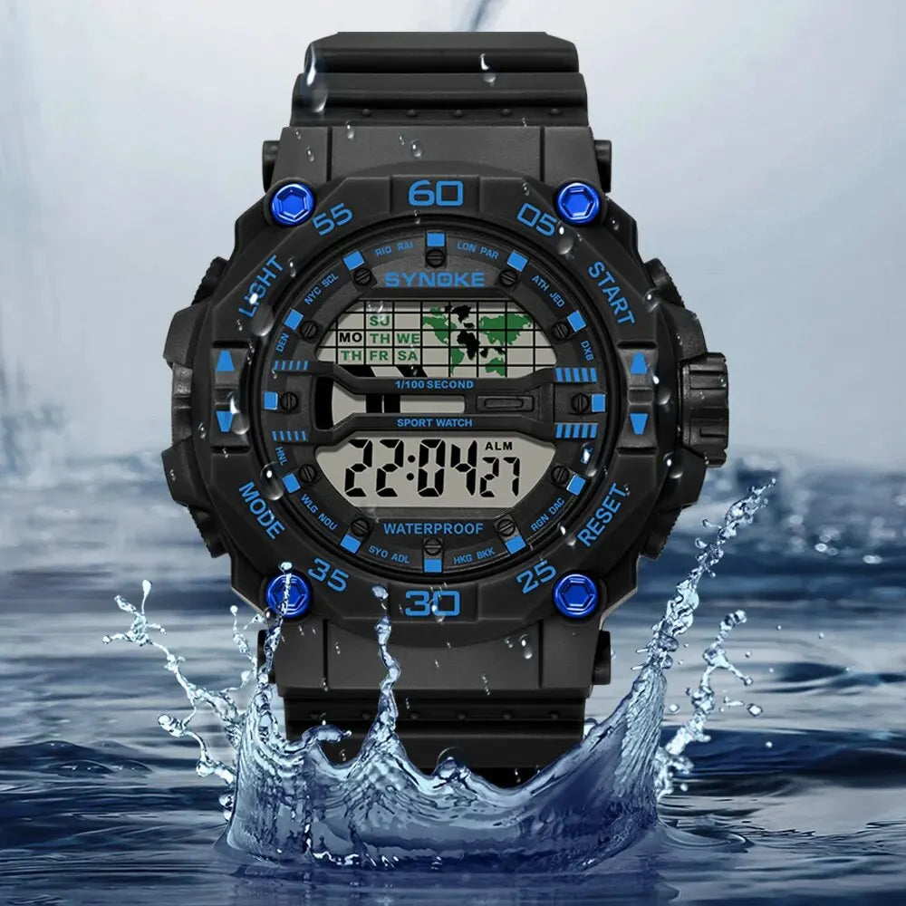 Synoke Large-Screen Digital Watch