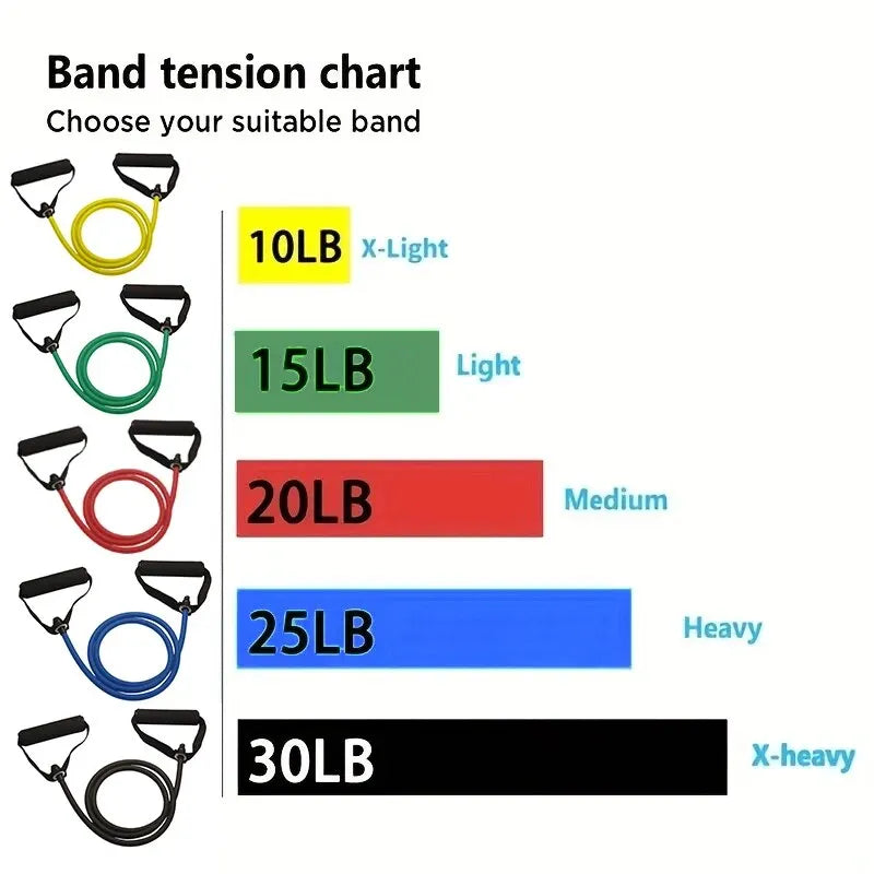 Twin-Handle Workout Resistance Band