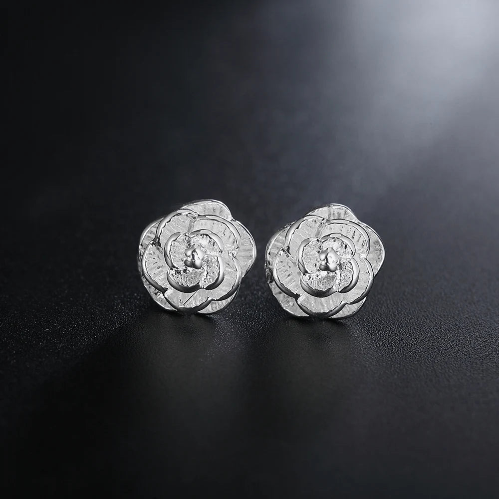 10 mm Flower Stud Earrings