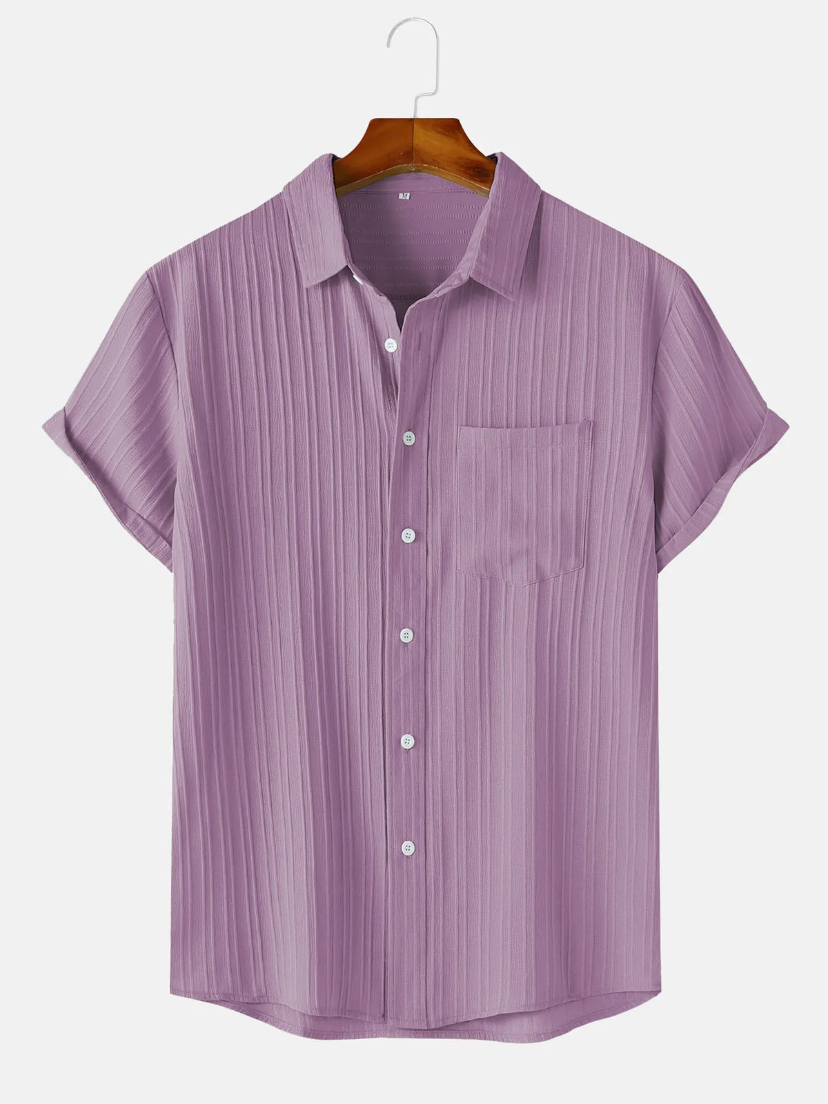 Summer Short-Sleeve Button Shirt