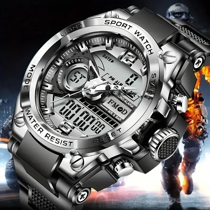 Alloy-Case LED Sport Watch