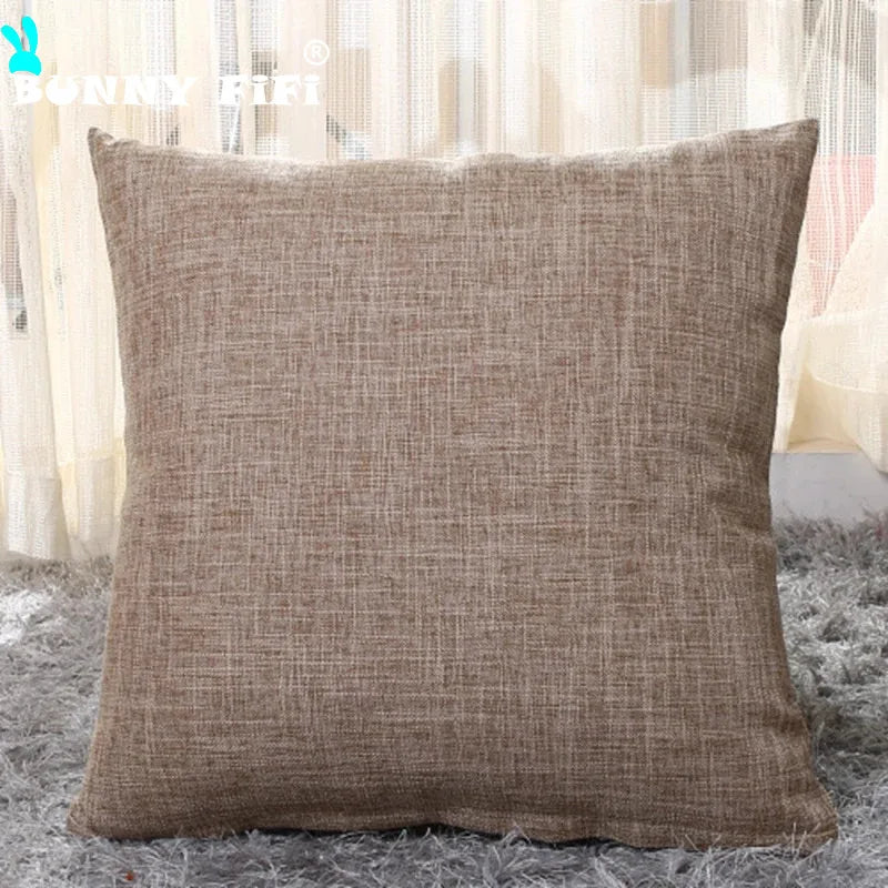 Everyday Solid-Color Cushion Cover
