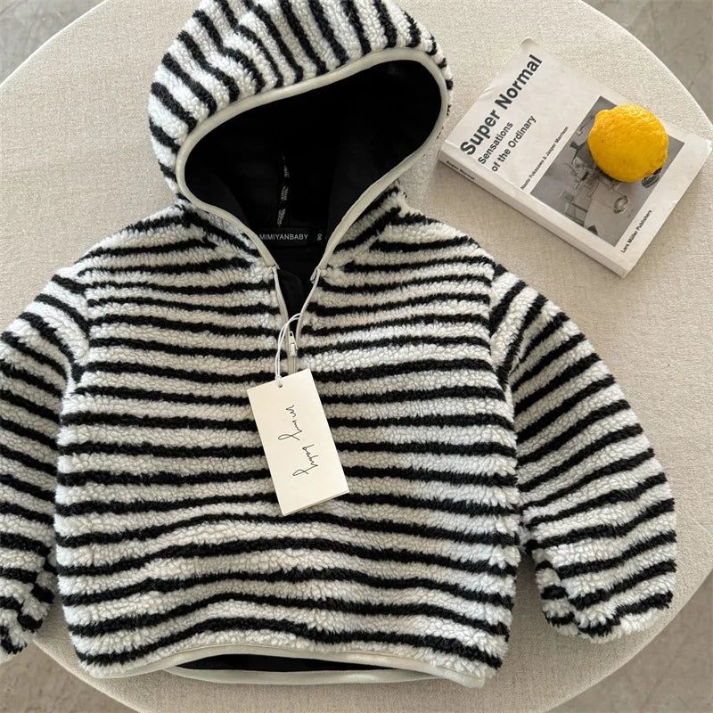 Striped Hooded Kids’ Sweatshirt