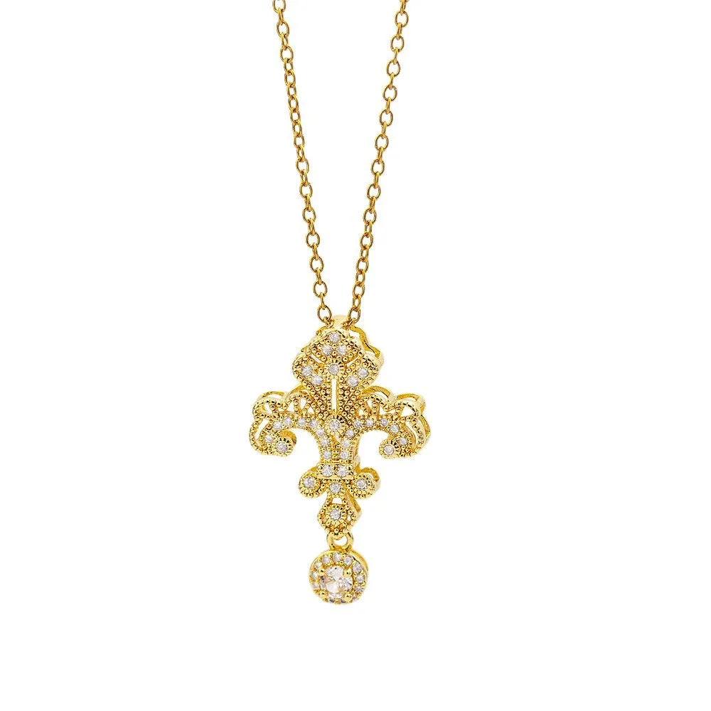 Cubic Zirconia Solitaire Pendant