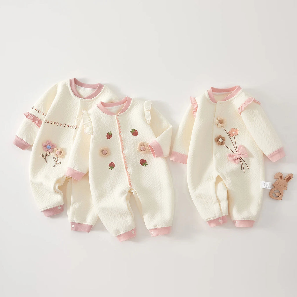 Printed Cotton Baby Romper