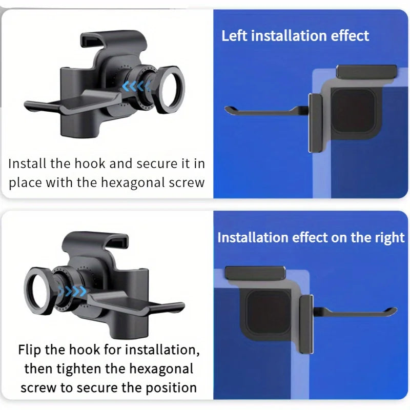 Monitor-Mount Headphone Hanger