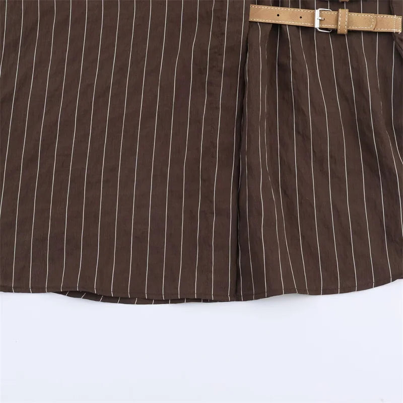 Warm-Stripe Long-Sleeve Shirt