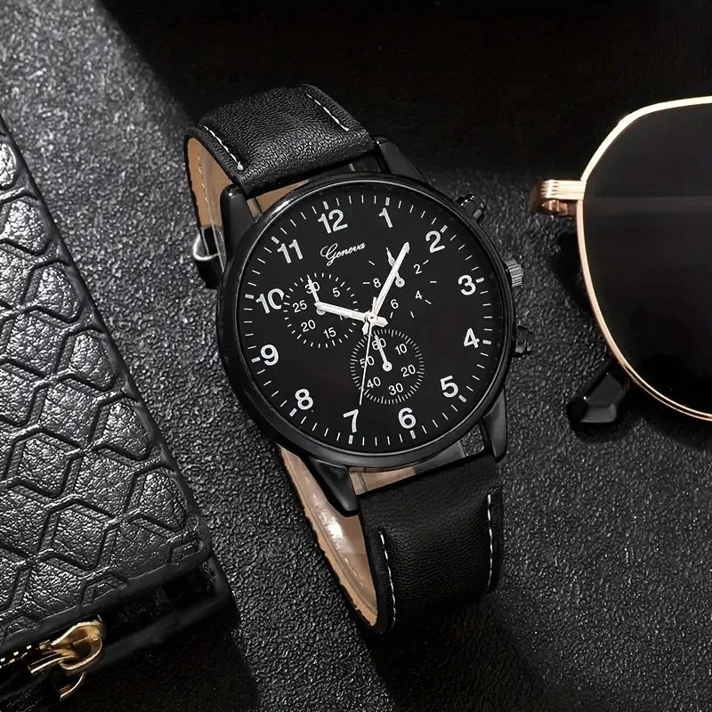 Five-Piece Watch & Bracelet Set