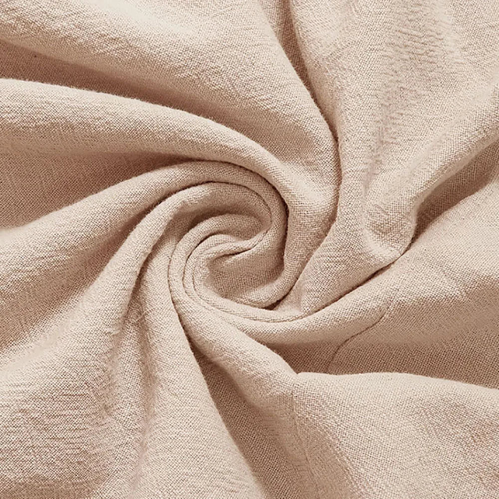 Cotton-Linen Drop-Crotch Trousers