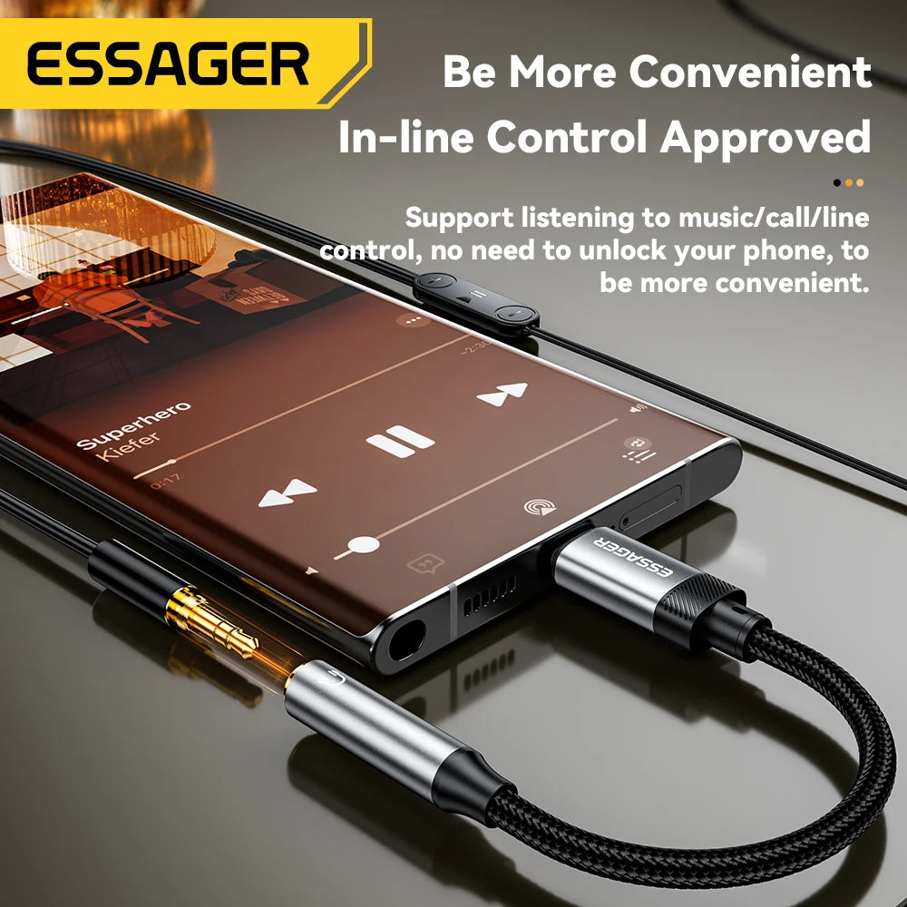 Essager 3.5 mm Headphone Adapter
