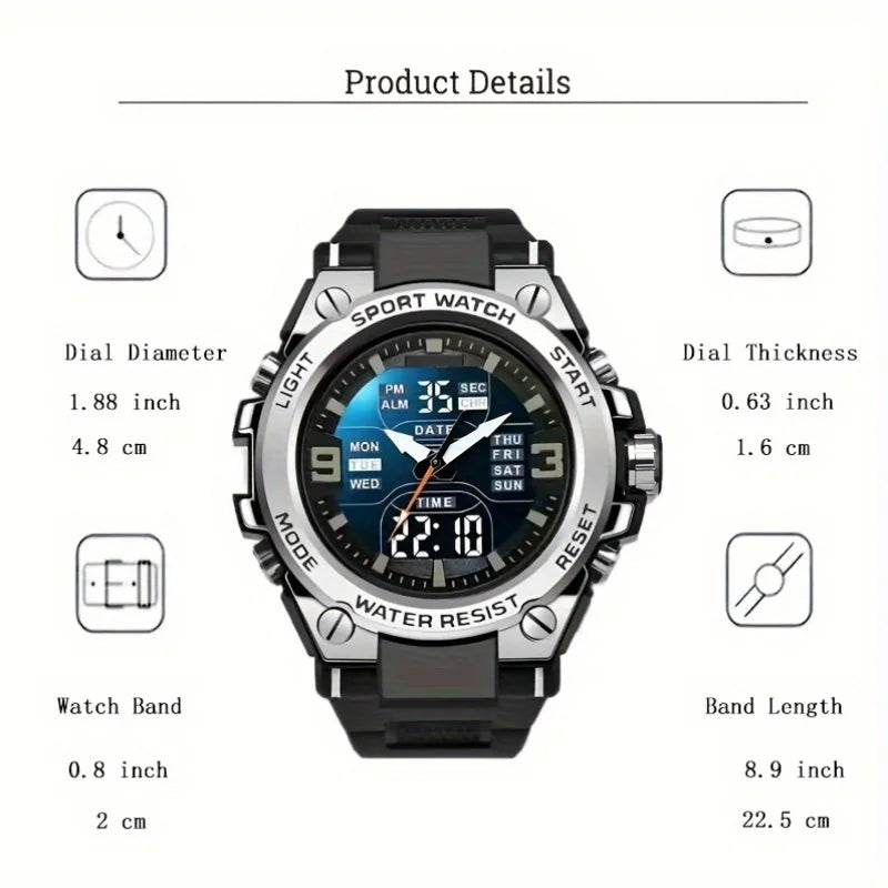 53 mm Dual-Display Sport Watch