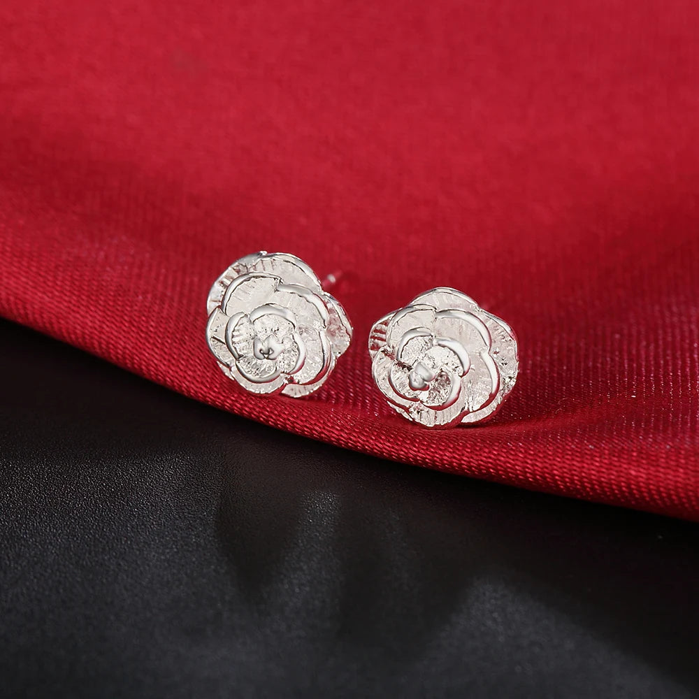 10 mm Flower Stud Earrings