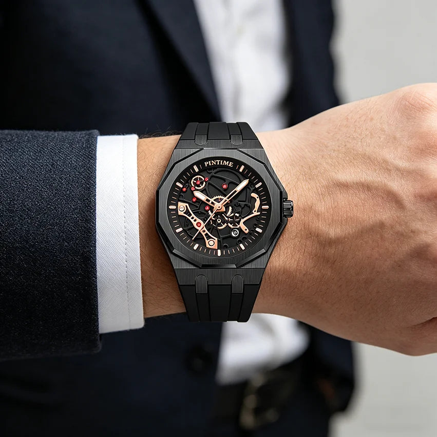 Pintime Silicone-Strap Quartz Watch