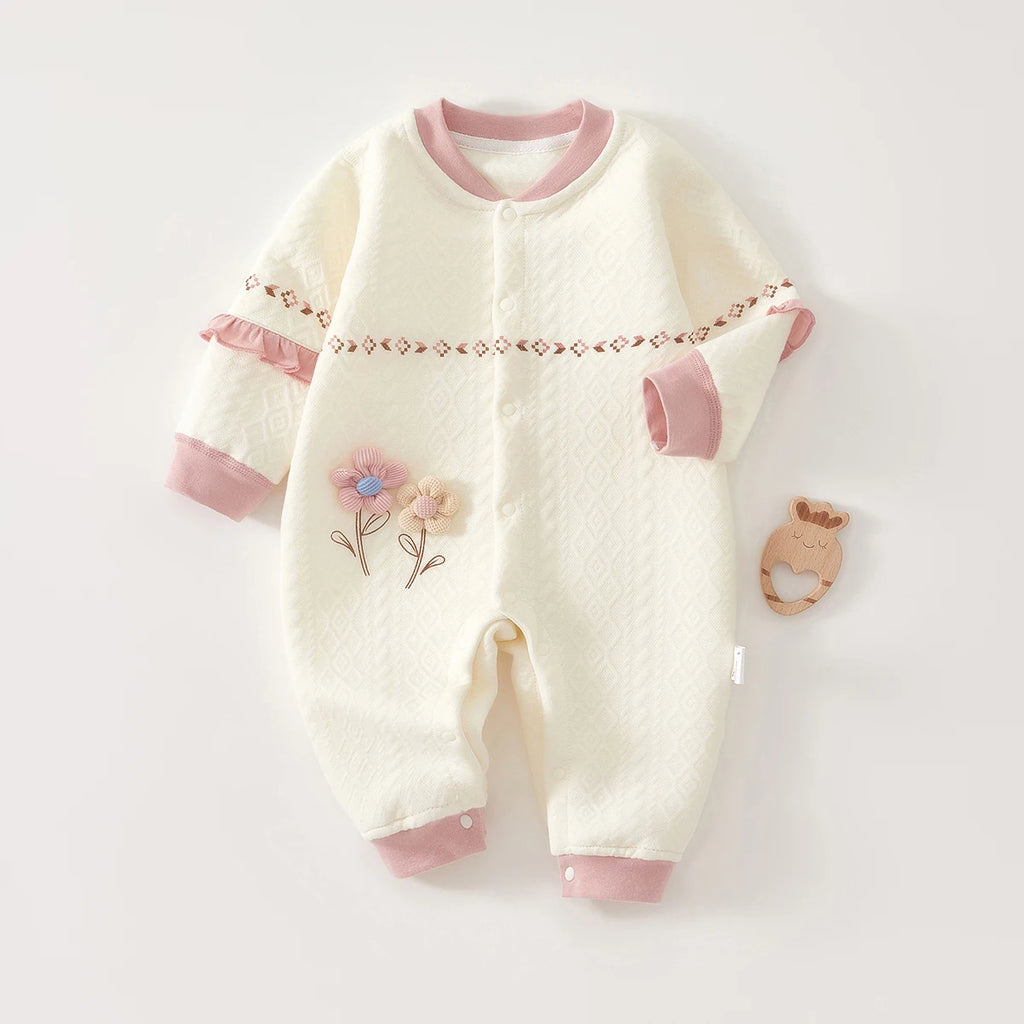 Printed Cotton Baby Romper