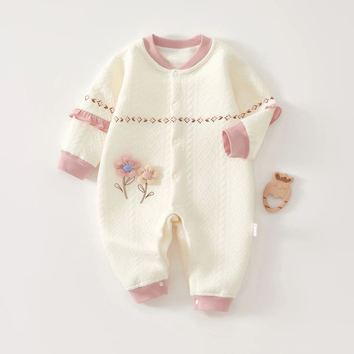 Printed Cotton Baby Romper