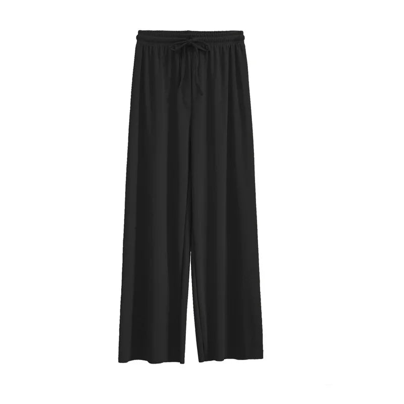 Ankle-Length Pleated Trousers