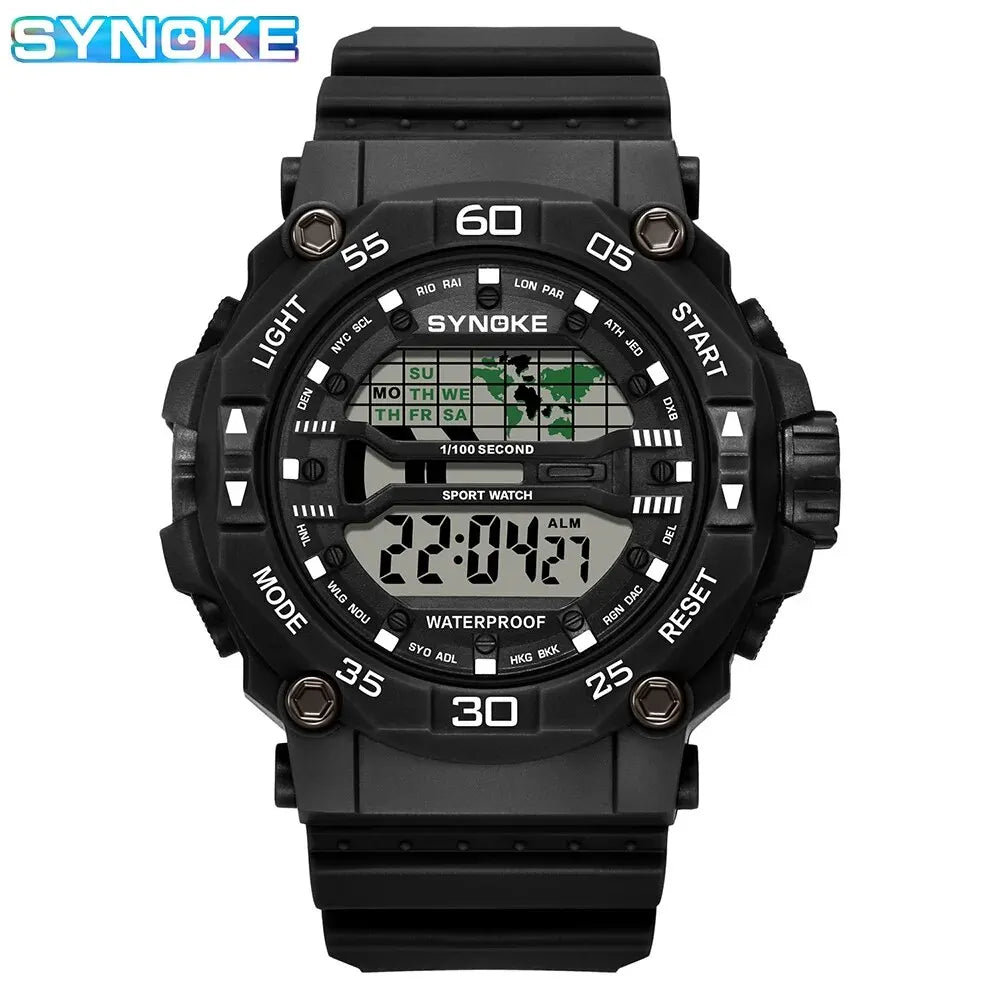 Synoke Large-Screen Digital Watch
