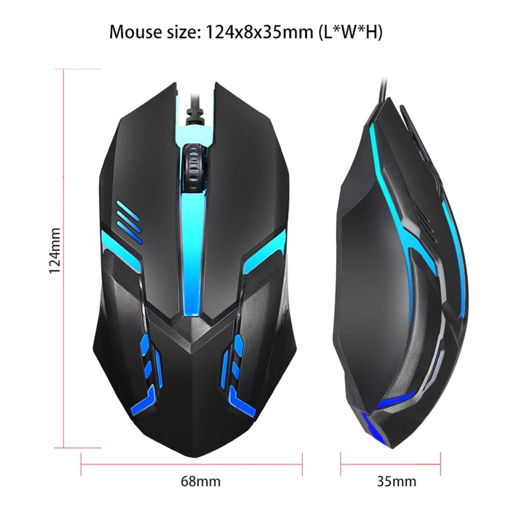 Kebidumei Breathing-Light USB Mouse