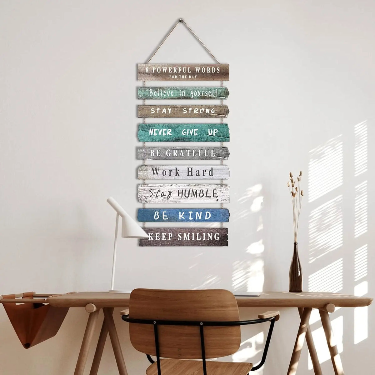Inspirational Wooden Wall Sign