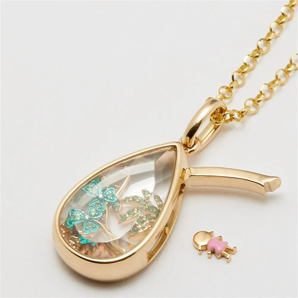 Open Heart Pendant Necklace