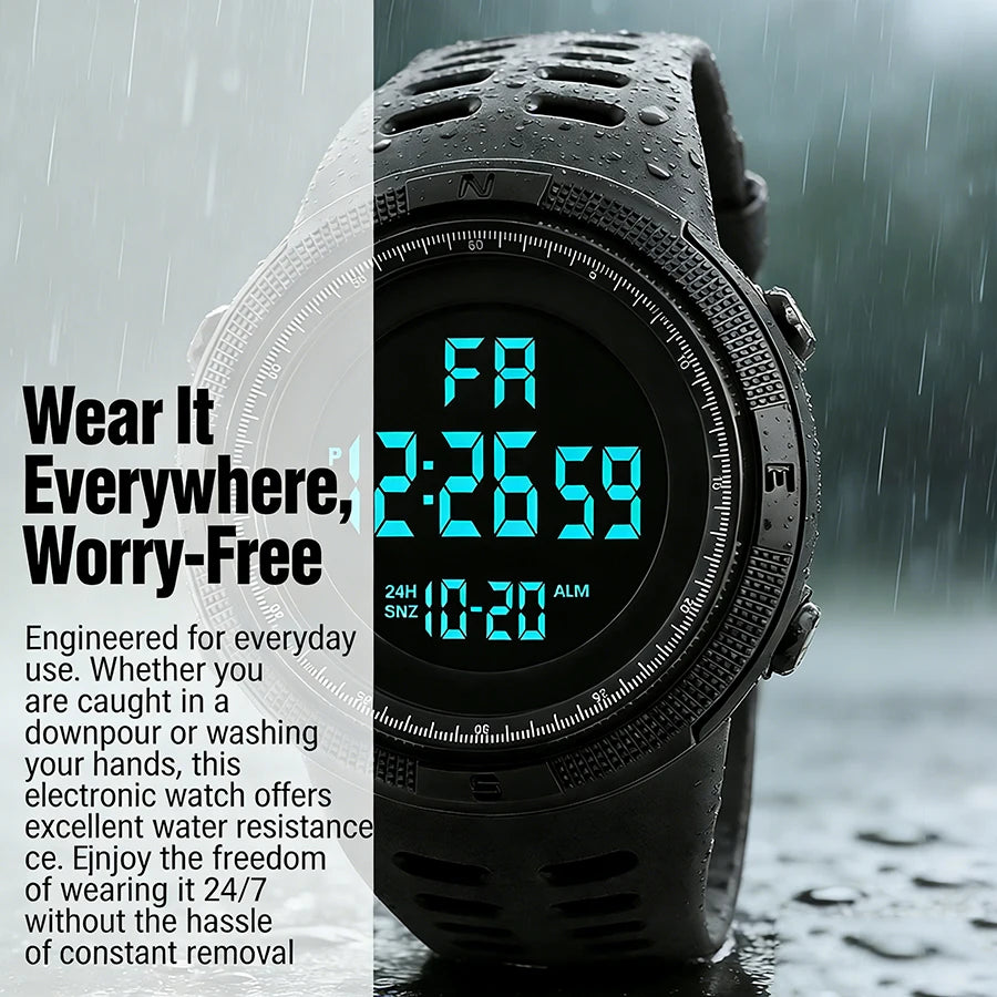 Yikaze Digital Everyday Watch