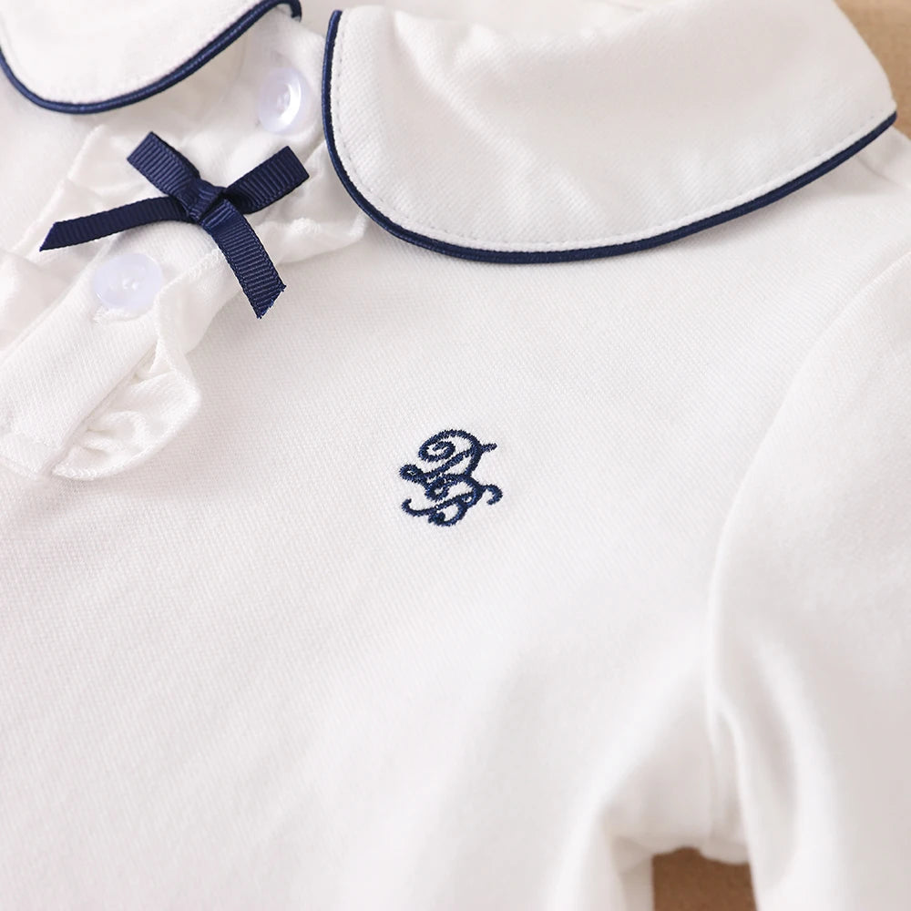Embroidered Cotton Long-Sleeve Shirt