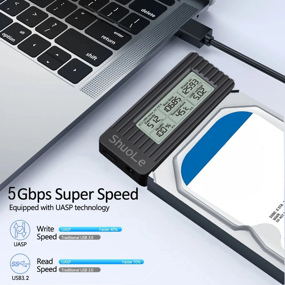 Shuole USB-to-SATA Drive Adapter