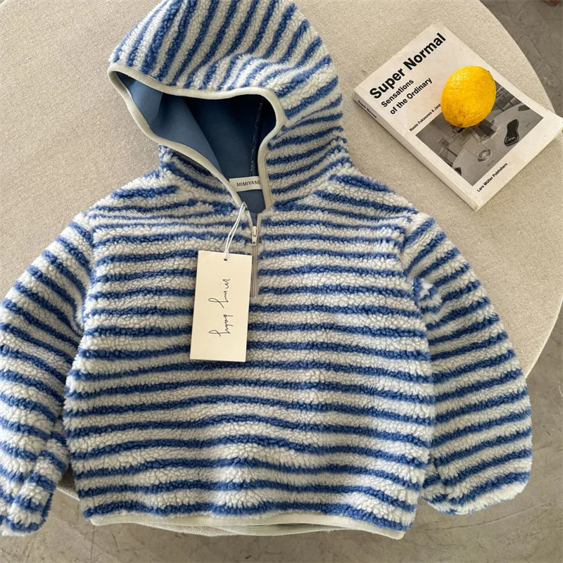 Striped Hooded Kids’ Sweatshirt