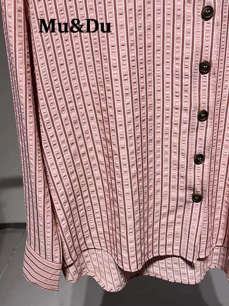Pink Stripe Long-Sleeve Shirt