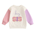 Letter Detail Crew-Neck Sweatshirt