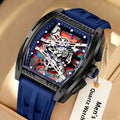 47 mm Silicone-Strap Quartz Watch