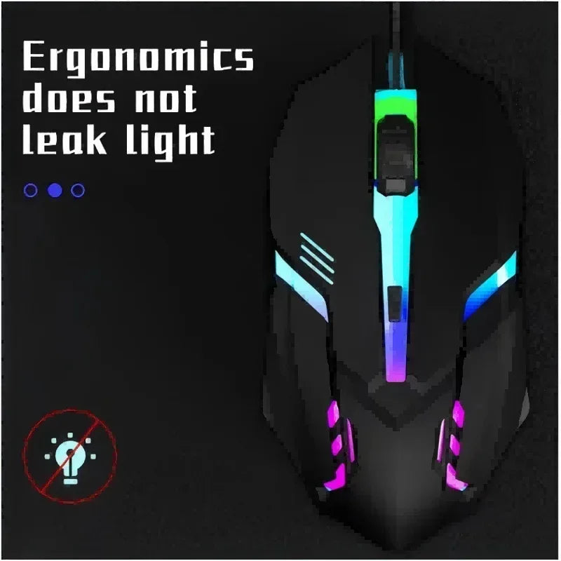 RGB Desktop Wired Mouse