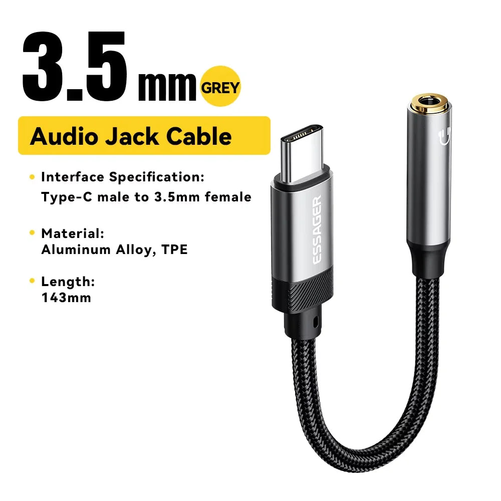 Essager 3.5 mm Headphone Adapter