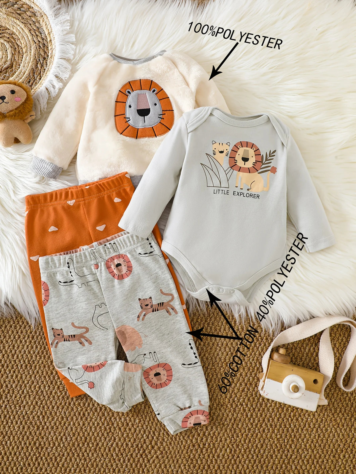 Four-Piece Baby Outfit Set