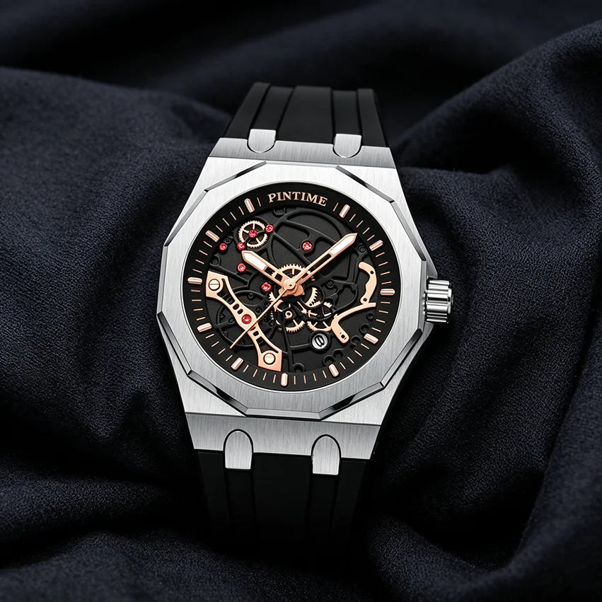 Pintime Silicone-Strap Quartz Watch