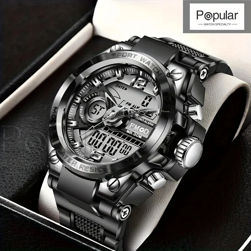 Alloy-Case LED Sport Watch
