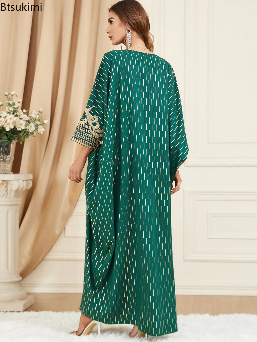 Tassel-Detail Batwing Maxi Dress