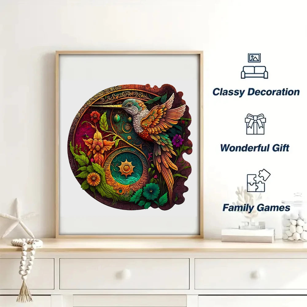 Hummingbird Wooden Jigsaw Puzzle