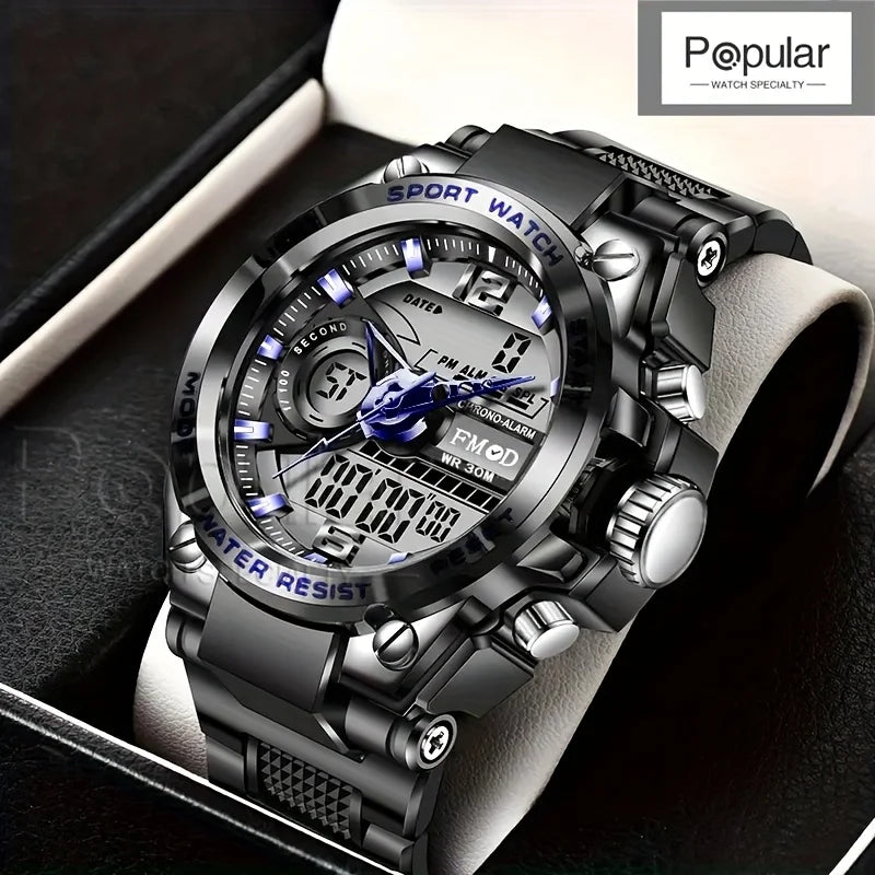 Alloy-Case LED Sport Watch