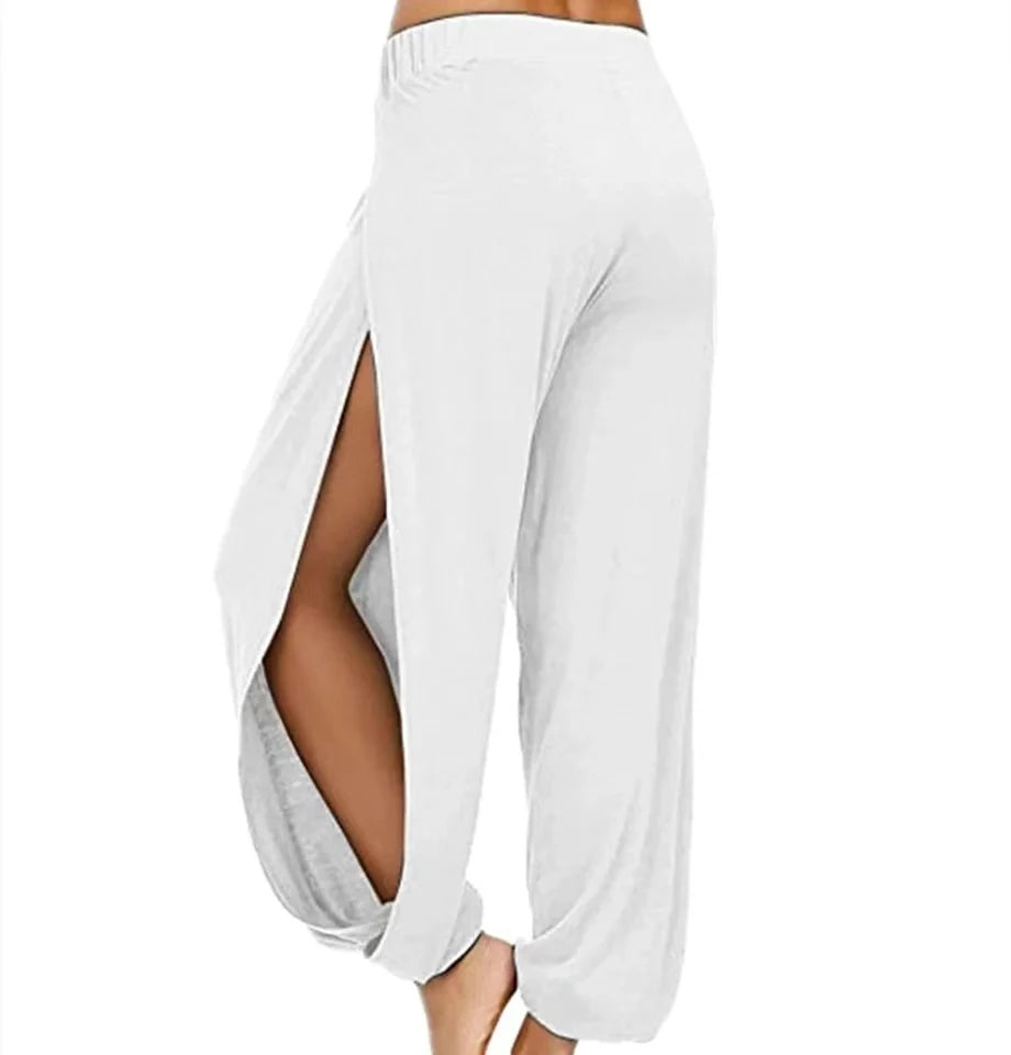 Side-Slit Relaxed Lounge Trousers