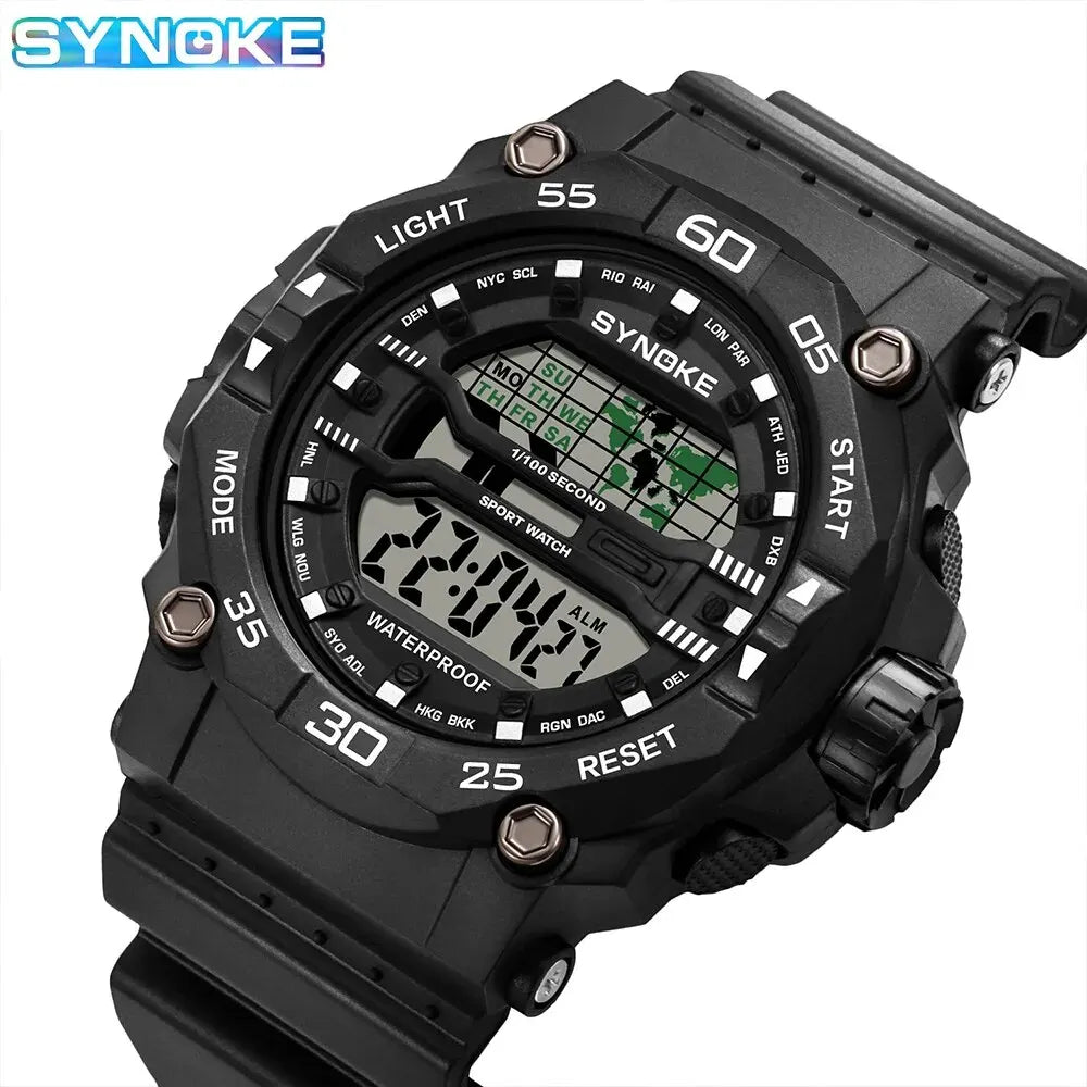 Synoke Large-Screen Digital Watch