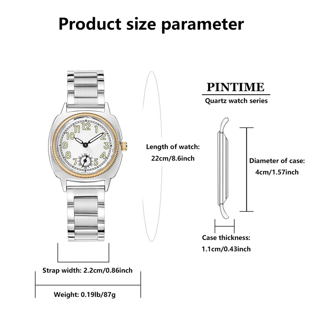 Pintime 40 mm Bracelet Quartz Watch
