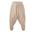 Cotton-Linen Drop-Crotch Trousers