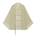 Knot-Detail Draped Summer Shirt
