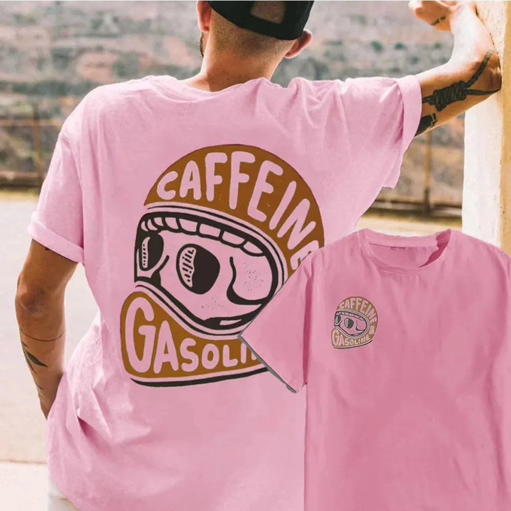 Caffeine & Gasoline Graphic T-Shirt