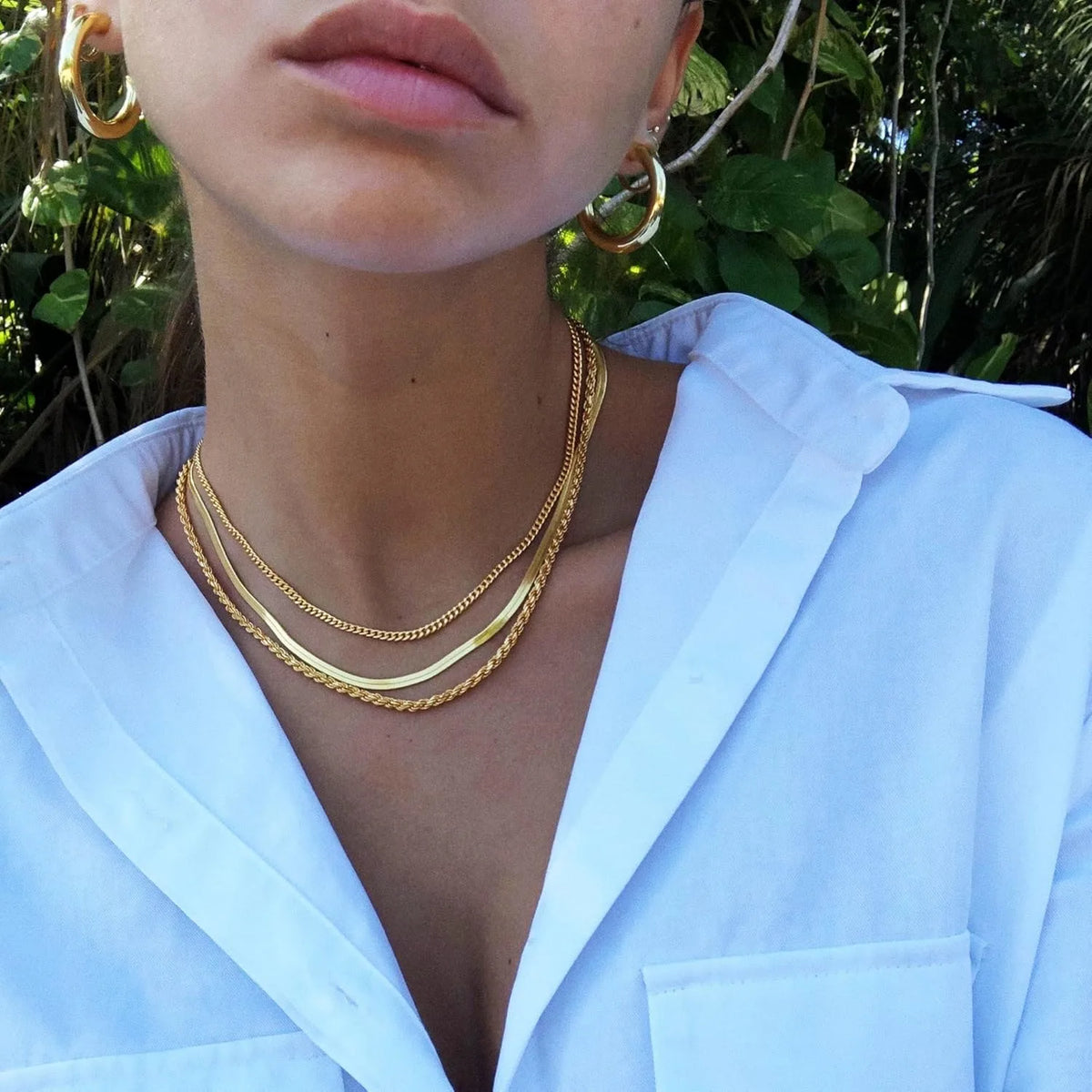 Smooth Snake Chain Necklace